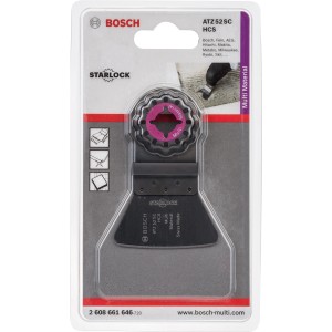 Grattoir Bosch HCS Pro ATZ 52 SC pour outils multifonctions, pour enlever les résidus de colle.