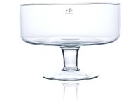 Sandra Rich Schale Bowl auf Fuss Klar Ø 24 cm / Höhe 18 cm