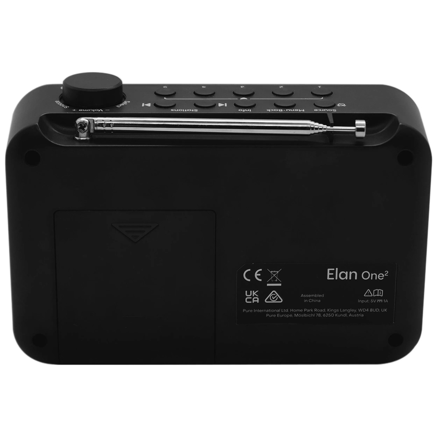 One2 6 Machine Pure DAB+ Radio FM Elan One2 Charcoal