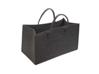 Kaminholztasche Filz Anthrazit Kaminholztasche Filz Anthrazit