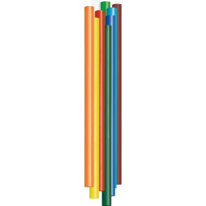 Steinel Stick di colla a caldo Color, 16 stick di colla colorati (Ø 7 mm) per pistole per colla a caldo.