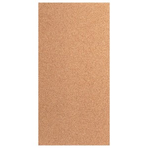 Panneau de liège rectangulaire (1000x500x4mm) pour décoration murale ou tableau d'affichage.