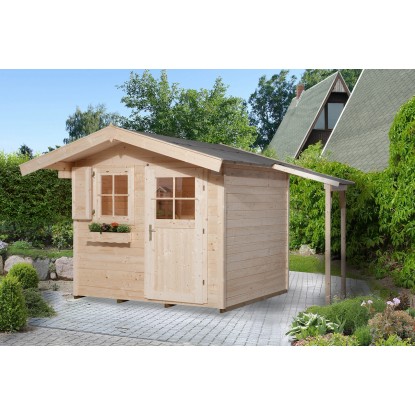 OBI HolzGartenhaus Bozen B mit Schleppdach 120 cm / 360 x 235 cm