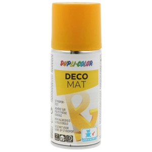 Dupli-Color Deco Lackspray RAL 1007 Narzissengelb matt, 150ml Dose.