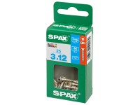 Spax Edelstahlschraube TRX A2 Vollgewinde 3 x 12 mm / 25 Stk.