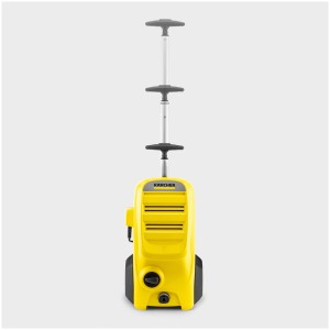 Nettoyeur haute pression Kärcher K 4 Classic Home jaune avec poignée télescopique.