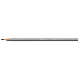 Grauer Caran d'Ache Graphitstift Graphite Line B mit spitzer Mine für Zeichnungen und Skizzen.