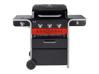 Char-Broil Gas- und Holzkohle-Hybridgrill Gas2Coal 2.0 330 mit 3 Brennern