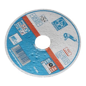 Disque à tronçonner abrasif LUX, diamètre 115 mm, pour meuleuses d'angle, pour couper l'aluminium.