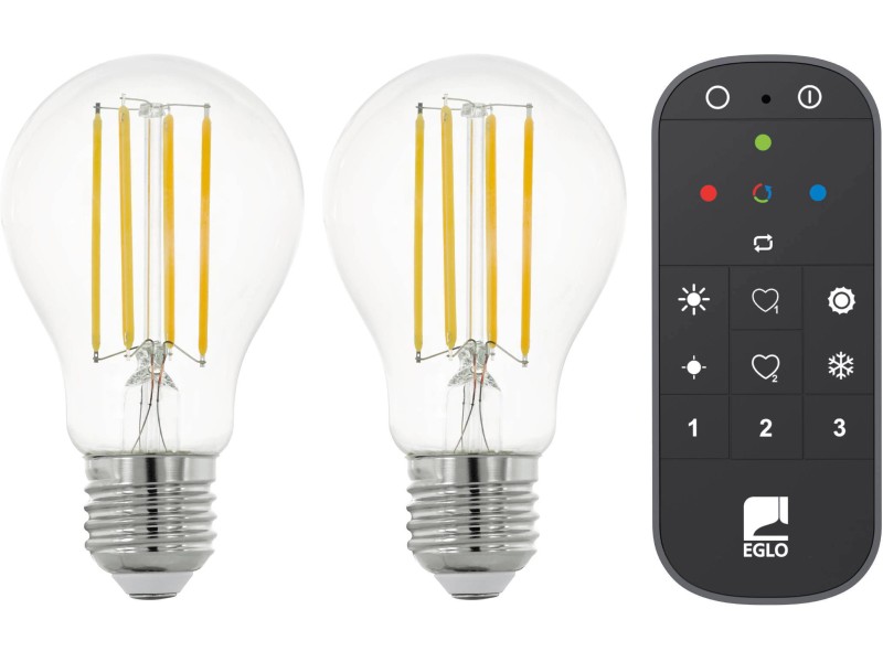 Eglo Ampoule LED ZigBee avec télécommande Transparente 6 W