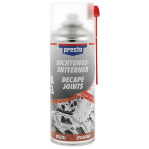 Presto Spray rimuovi guarnizioni 400ml per riparazioni di vernice e carrozzeria.