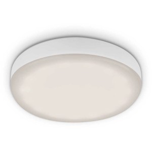 Weiße, runde Briloner LED-Einbauleuchte Plat mit neutralweißem Licht (4000 K) und 3W Leistung.