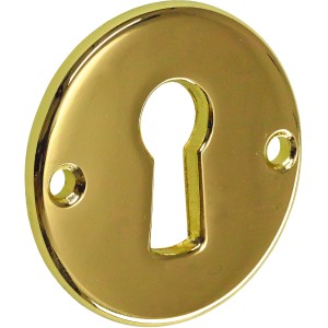 Hettich bocchetta per chiave, ottone, rotonda, per serrature per mobili.