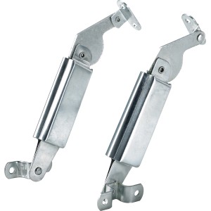 Compas de couvercle Hettich, 150 mm, acier zingué, pour équipement de meubles.