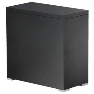 Meuble aquarium Oase Styleline 175 noir pour accessoires d'aquarium.