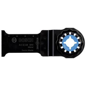 Lame de scie plongeante Bosch AIZ 32 AB Pro pour métal, fixation Starlock, largeur 32 mm.