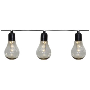 Guirlande lumineuse LED Star Trading Glow avec 10 LED blanc chaud. Pour intérieur et extérieur.