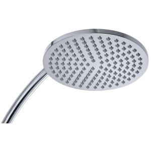 Pomme de douche pluie chromée du système de douche Diaqua® Naiad Turn, diamètre d'environ 25 cm.