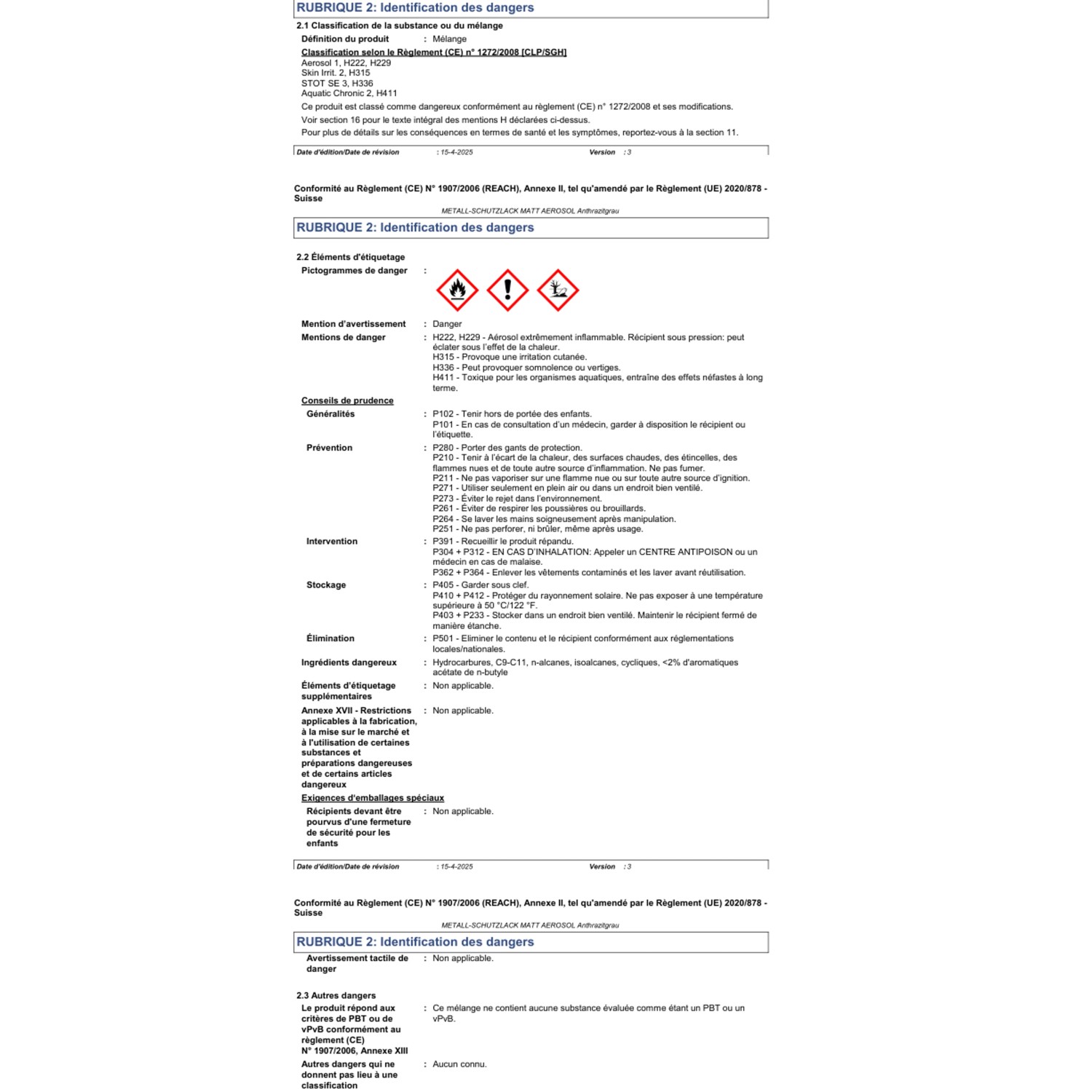 Steinschlagschutz Unterbodenbehandlung Spray In Dose, Grau 500 Ml, 11,47