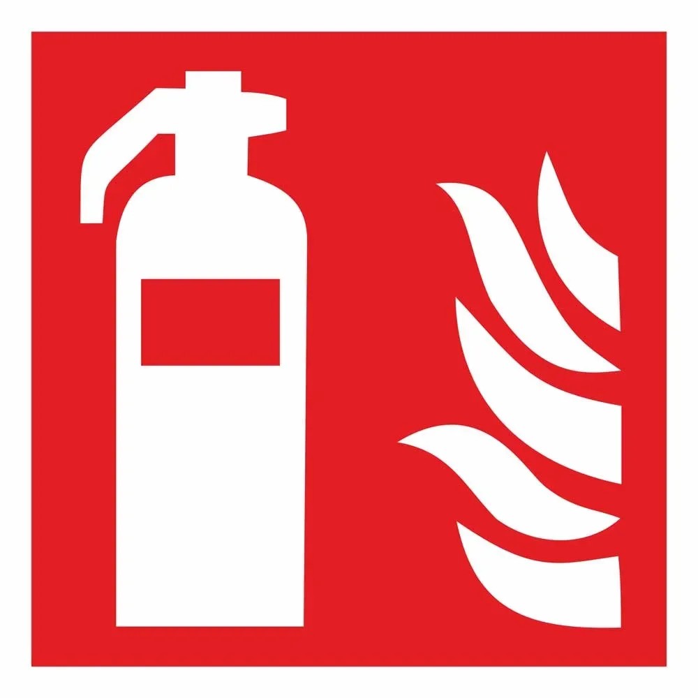 Cartello antincendio bifacciale verticale - estintore carrello