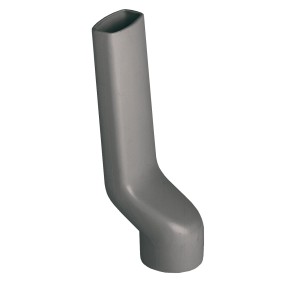 Tubo verticale Franke in plastica, accessorio per lavello, angolato per installazione salvaspazio.