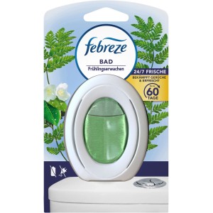 Febreze Désodorisant Salle de Bain Éveil Printanier, diffuseur de parfum jusqu'à 60 jours de fraîcheur.