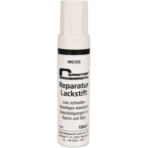 Pennarello per ritocchi Handwerk bianco, 12ml, per riparare piccoli danni in cucina e bagno.