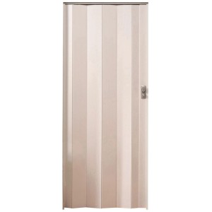Porte accordéon Spacy frêne blanc, 84x205 cm, porte gain de place pour intérieur.