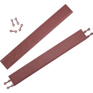 Andiamo Bordo perimetrale terracotta, 2 pezzi, per lastre da patio e pavimentazione.