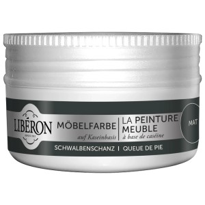 Libéron pittura per mobili 'Schwalbenschanz', a base di caseina per legno, 0,075 l.