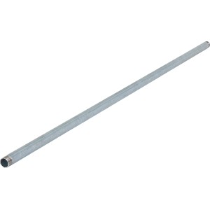 Tube fileté galvanisé, 41,9 mm (R 1 1/4) x 2000 mm, pour installations de tuyaux intérieures et extérieures.