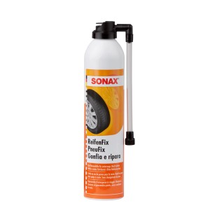 Sonax ReifenFix 400ml, spray riparazione pneumatici per forature rapide.