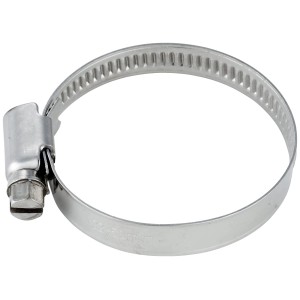 Collier de serrage en acier inoxydable, 32-50 mm, pour des connexions de tuyaux sécurisées.