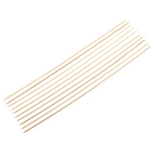 Bastoncini di supporto per piante naturali da 60 cm, confezione da 10, per il giardino.