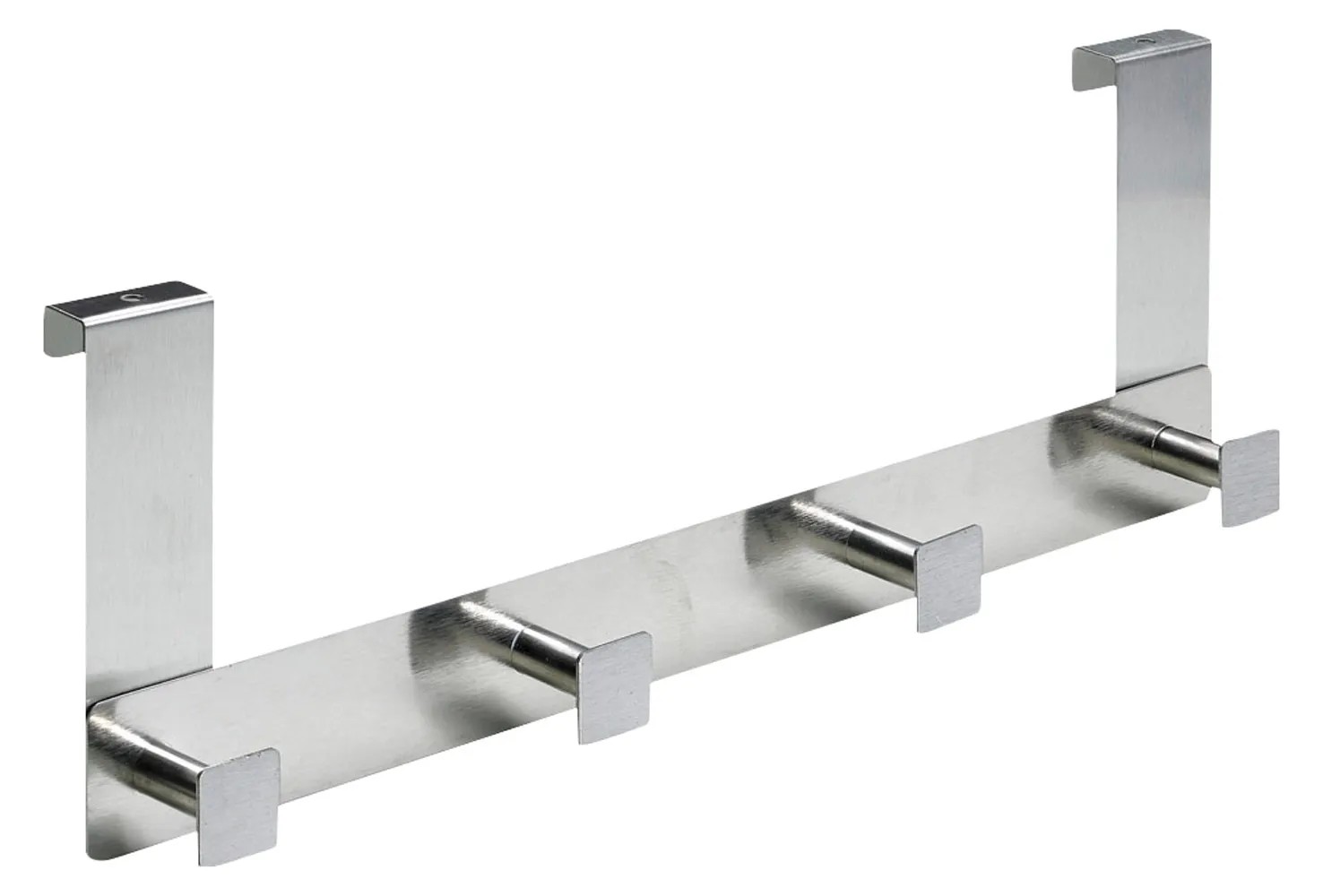 Organizzazione Interni Kitlit Set Di 4 Ganci Per Porta In Acciaio Inox - Foto 5