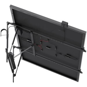 EcoFlow Solar-Tracker monoassiale per l'allineamento ottimale dei pannelli solari.