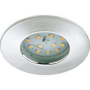 Spot LED encastrable Briloner Attach, lot de 1, chrome, pour intérieur.
