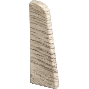 Egger Embout Frêne Gris pour plinthe 60 mm, accessoire pour stratifié et parquet.