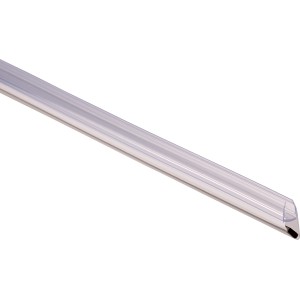 Joint de douche magnétique pour douche arrondie Bristol 80/90, transparent.