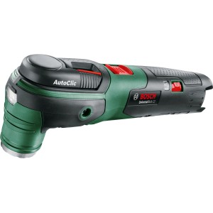 Outil multifonction sans fil Bosch UniversalMulti 12 (sans batterie), vert/noir.