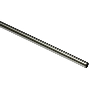 Gardinia New York bastone per tende, Ø 12mm, acciaio inox, 200cm. Elegante bastone per tende.