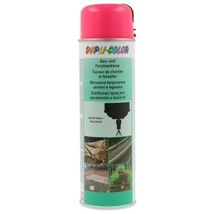 Dupli-Color Spray Marcatore Rosa, bomboletta da 500ml per marcature edili e forestali.