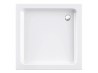 Piatto doccia in acrilico Simpata quadrato Bianco (HxLxP) 90 x 90 x 6,5 cm