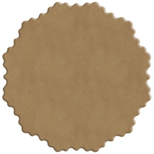 Aladine Dot Art Stencil: Tavola rotonda in MDF 10x10 cm per dot painting.
