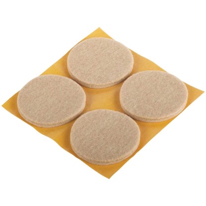 Parkettgleiter Big Duo selbstklebend Ø 50 mm / 4 Stk.