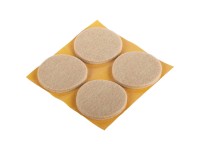 Parkettgleiter Big Duo selbstklebend Ø 50 mm / 4 Stk.