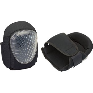 Genouillères avec rembourrage en gel, PVC, sangles réglables, lot de 2 pour une protection optimale des genoux.