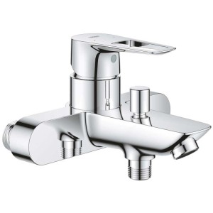 Miscelatore monocomando per vasca Grohe Start Loop 1/2" lucido per montaggio a parete.