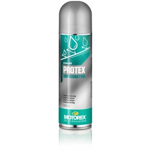 Motorex Protex spray imperméabilisant 500ml pour textiles, cuir et microfibres.
