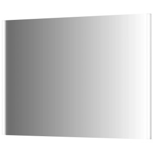 Specchio luminoso a LED rettangolare LTS-06 con strisce luminose laterali per bagno e zona giorno.